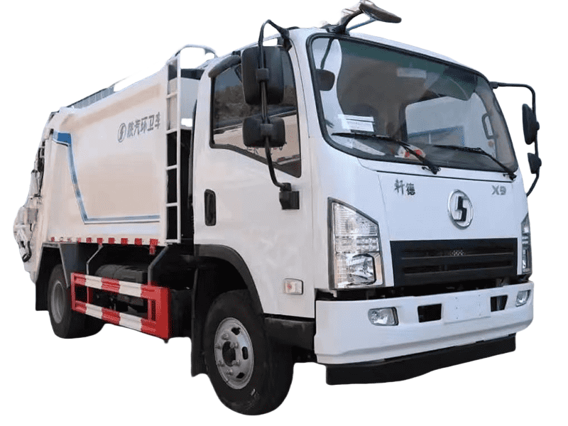 Shacman X9 4X2 Chassis 7m³ Compactor Garbage Truck